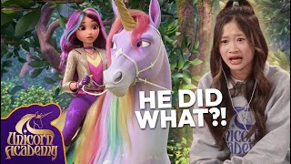 Unicorn Academy FULL EPISODE 4 😱 reaction  Cartoons for Kids [upl. by Ynnelg]