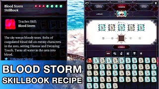 Blood Storm Skillbook Recipe  Divinity Original Sin 2 [upl. by Hairabez]