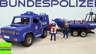 Playmobil Bundespolizei Truck 9396 GSG 9 auspacken seratus1 unboxing [upl. by Ynnhoj]