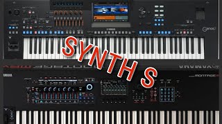 Arranger Keyboard Vs Workstation Synthesizer Review and Demo Yamaha Genos2 Vs Montage M8x [upl. by Phelia]