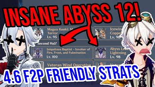 46 Abyss 12 is INSANE Best 4★ Teams Tips amp Speedrun Genshin Impact [upl. by Middlesworth]