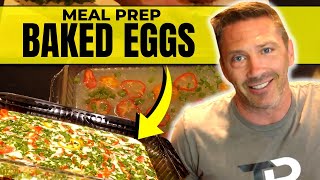 Best Oven Baked Eggs Recipe  Perfect for Meal Prep [upl. by Hcab]