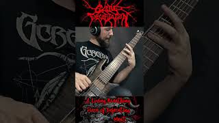 CATTLE DECAPITATION  Bass 🐮 shorts metal grind brutal bassguitar death guitar [upl. by Eisiam]