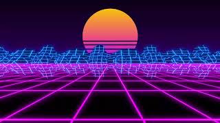 Synthwave Landscape Screensaver 4K [upl. by Idoj]