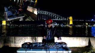 DJ Cotts amp Ravine ft Gammer UK  B2B Hardcore Mix by the Sydney Harbour Bridge [upl. by Bertolde539]