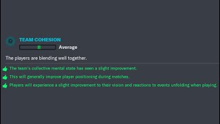 How Do You Improve Team Cohesion in Football Manager [upl. by Nnaaihtnyc]