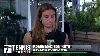 Maria Sakkari Talks Calming Nerves And Grand Slam Aspirations  Rome Second Round [upl. by Renelle494]