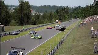 Huge Crash at Spa Francorchamps  ACC [upl. by Ainnet285]