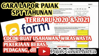 Tutorial Lapor Pajak Terbaru 1770 Untuk SPT Pedagang  Wiraswasta dan Pekerjaan Bebas Secara Online [upl. by Llacam]