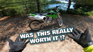 KLX300 ONE YEAR REVIEW  Should YOU Buy One kawasaki klx300 review [upl. by Aikahc]