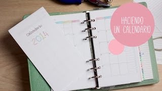 Haciendo un calendario para mi agenda [upl. by Ytsanyd]