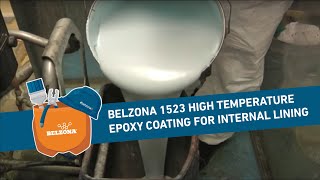 Belzona 1523 high temperature epoxy coating for internal lining [upl. by Ecadnarb287]