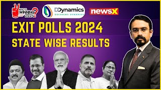 State Wise Exit Poll Result  All India Numbers  NewsX DDynamics Exit Polls 2024 [upl. by Bocock869]