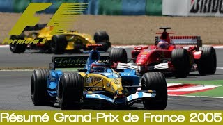 Résumé GrandPrix de France 2005  Formule 1 [upl. by Kecaj]