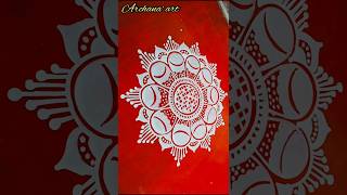 ଲକ୍ଷ୍ମୀ ପୂଜା ଝୋଟି‼️ Simple Laxmipuja jhoti chita🌼 shortsvideo muggulu [upl. by Ahsirpac]