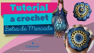 Tutorial Facil y Gratis a Crochet  Bolsa de Mercado Malla [upl. by Atteuqcaj]