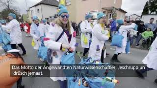 Der Fachbereich Angewandte Naturwissenschaften beim Karnevalszug in Rheinbach [upl. by Cavan]