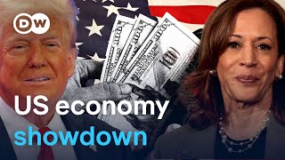 Trump vs Harris Whos better for the US economy  DW News [upl. by Valora]