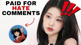 controversial YouTuber sojang paid for hate comments about Wonyoung kpop [upl. by Nediarb]