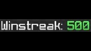 bedwars 500 winstreak world record [upl. by Nahsor]