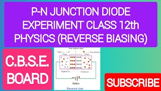 PN JUNCTION DIODE EXPERIMENT CLASS 12 PHYSICS PRACTICAL  REVERSE BIAS CONNECTION NO READINGS [upl. by Arika593]