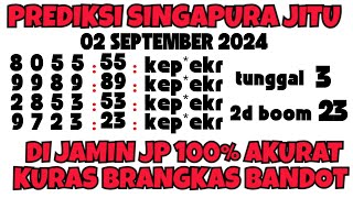 PREDIKSI SGP HARI INI 02 SEPTEMBER 2024  BOCORAN TOGEL SINGAPURA HARI INI  RUMUS ANGKA JITU [upl. by Anauqat]