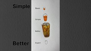 Draw tea drawing dessin art satisfying easydraw easydrawing satisfying howtodraw tuto [upl. by Elorac]