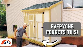 RIGHT Way To Caulk And Paint A 4x8 Lean To Shed [upl. by Reginauld]