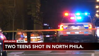 1 dead 4 injured in 2 separate shootings in Philadelphia [upl. by Peltier578]