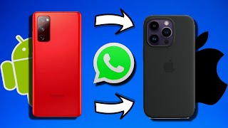 ✅Como Pasar Tu WhatsApp de Android a iPhone Fácil y Muy Sencillo 😱 [upl. by Nylazor]