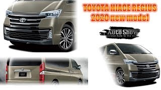 TOYOTA HIACE REGIUS 2020 NEW MODEL LEAK  新型ハイエースレジアス・2020年登場 [upl. by Sturrock]