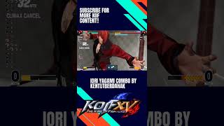 Iori Yagami combo KOF XV by BBAAYYUU kofxv kofcombos fgc snkgames shorts [upl. by Drauode21]