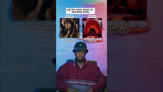 Artist Viral Song Vs Her New Song Megan Thee Stallion quotNeva Playquot feat RM amp Mamushi shorts [upl. by Nathanial]