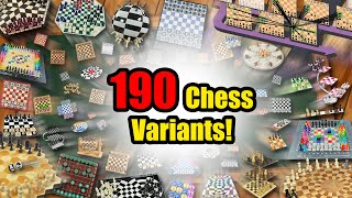 How to play 190 Chess Variants  SUPERCUT [upl. by Nonarb]