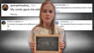 What rhymes with SPACE  Ani Bravas Wild Comment Section [upl. by Adnaerb]