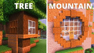 7 Mineraft Easy Starter Houses Tutorial⚒️ [upl. by Parker]