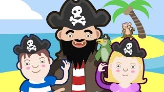 Happy Pirate Song  Actions Song For Children  Children Songs [upl. by Yssirk]