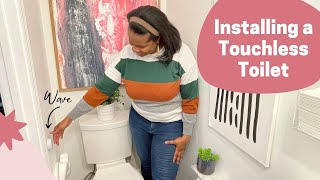 How to Install a Touchless Toilet from American Standard [upl. by Sheply326]