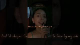 viral karaoke version of quotI LOVE YOUquot by Donna Salazar karaokeversion viralvideo cover foryou [upl. by Vaden]