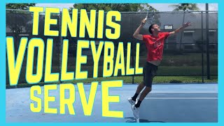 Similarities Between Volleyball and Tennis  Serve Technique [upl. by Yruy19]