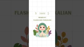 Tutorial membuat flashcard perkalian  part 1 flashcards flashcardsforkids [upl. by Kumagai]