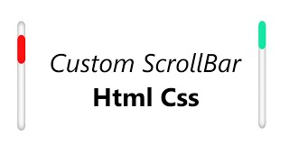 Custom Scroll in Html Css [upl. by Geraud]