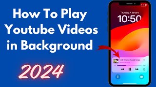 How To Play YouTube Videos in Background in iPhone 2024  Minimize YouTube iPhone 2024 Update [upl. by Esinyl181]