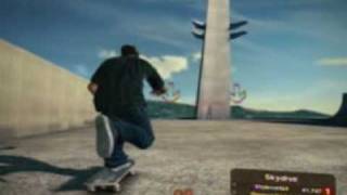 Skate 2 Super Bounce Jump Glitch Tutorial [upl. by Trillbee219]