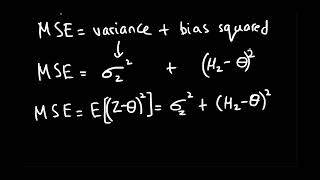 Mean Square Error  Par A  Dougherty Review Chapter  Econometrics [upl. by Maxa]