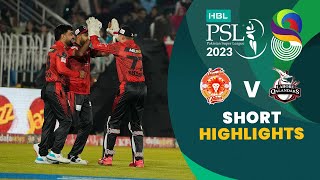 Short Highlights  Islamabad United vs Lahore Qalandars  Match 26  HBL PSL 8  MI2T [upl. by Dorcy]