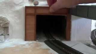 Making HO scale tunnel portals for the layout [upl. by Jola]