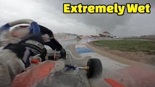 Rotax Senior Max onboard  KartCenter Campillos extremely wet [upl. by Nicolina832]