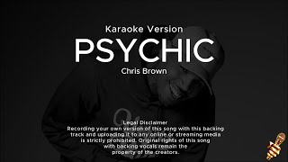 Chris Brown  Psychic Karaoke Version ft Jack Harlow [upl. by Edie]