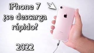 PRUEBA de BATERIA 🔋 iPhone 7 iOS 146 2022 PRIMERA PARTE 🚀 TEST DE BATERIA iPhone 7  RUBEN TECH [upl. by Aelram430]